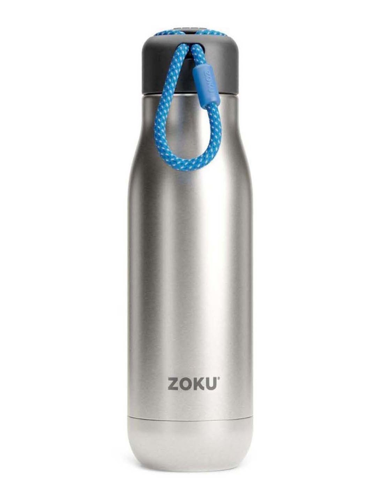 Zoku Silver Stainless Steel Water Bottle (0.35 L)