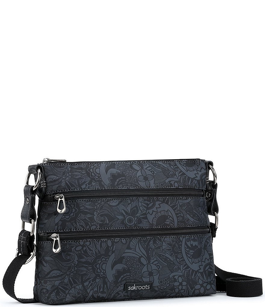 Sakroots Basic Zip Top Crossbody Bag