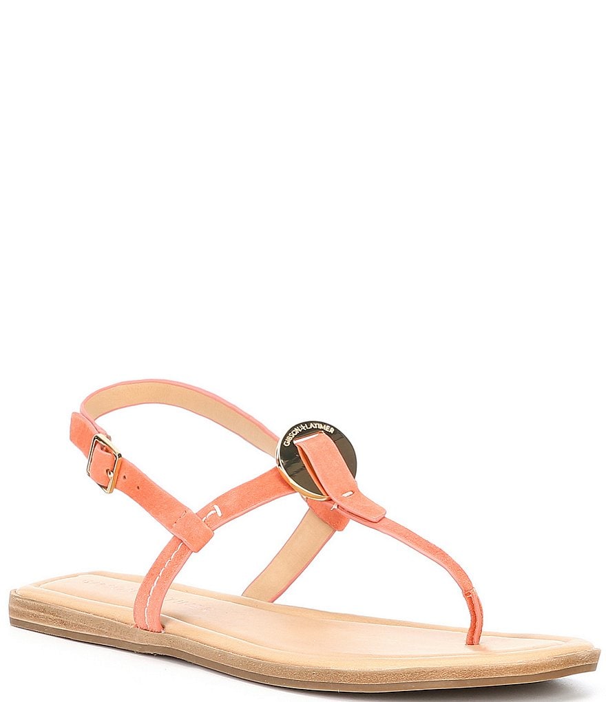 Gibson & Latimer Braelyn Suede Ornament Sandals