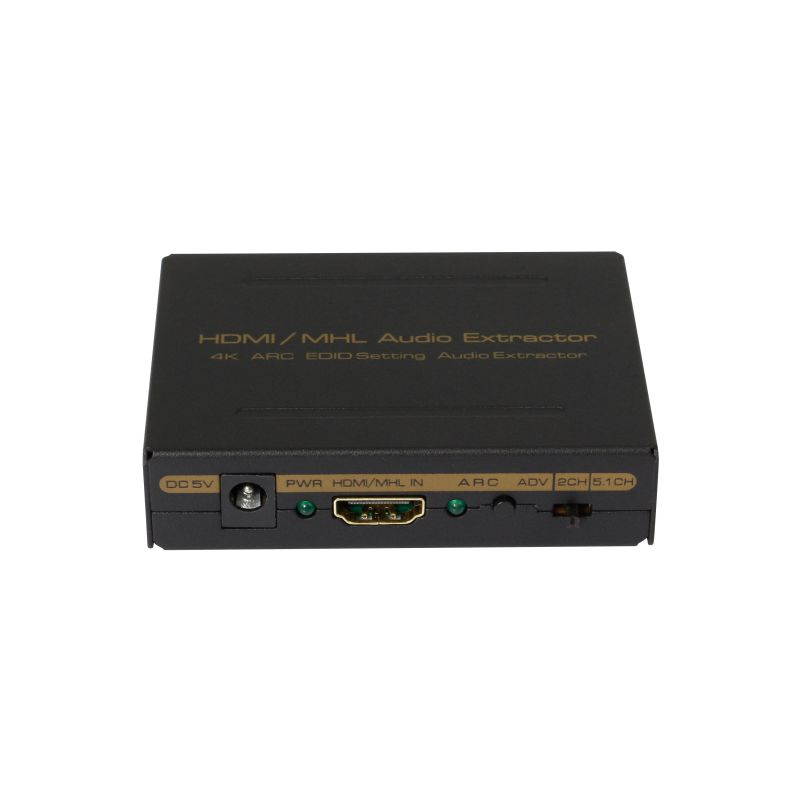 HDMI /MHL Audio (SPDIF+R/L) Extractor (4K,ARC,EDID Setting Audio Extractor) Support 3D,4KX2K,ARC
