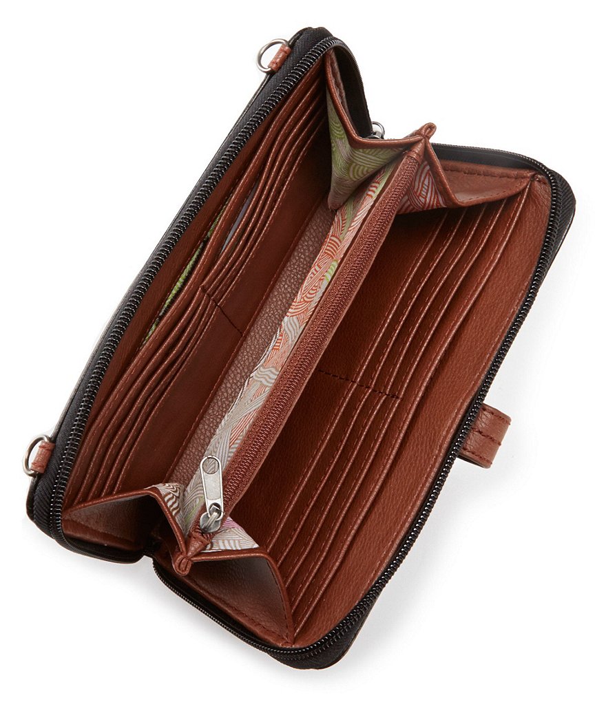 The Sak Iris Large Leather Smartphone Convertible Mini Wallet