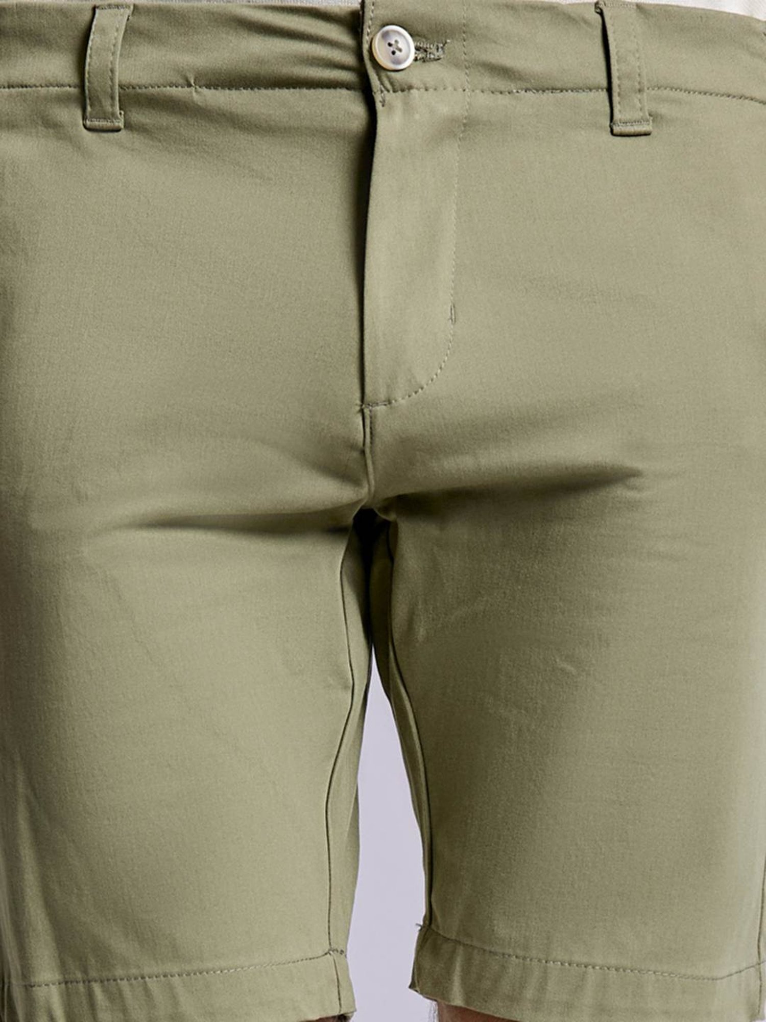 Bruun & Stengade Green Regular Fit Shorts