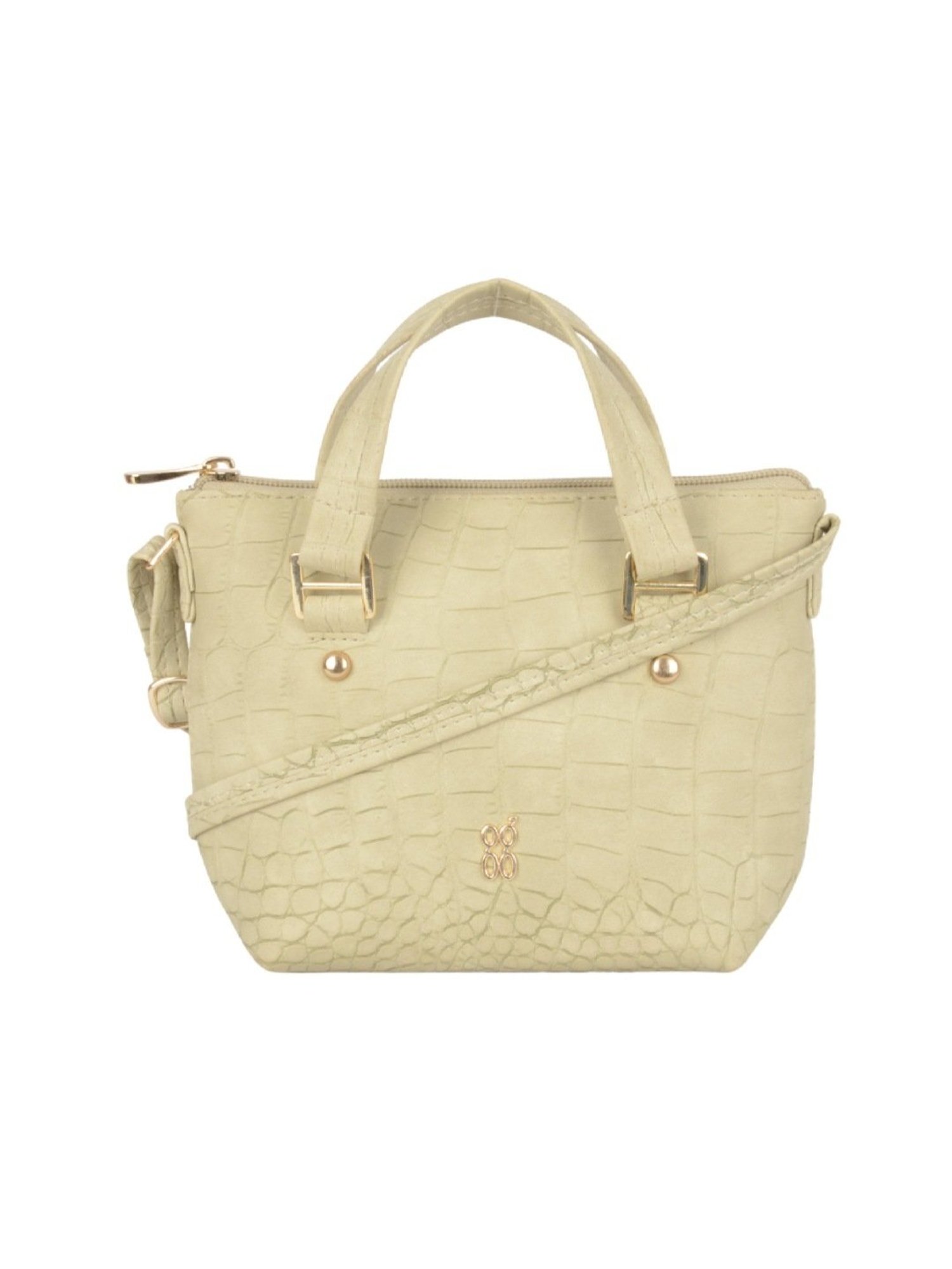 Baggit Beige Textured Small Handbag