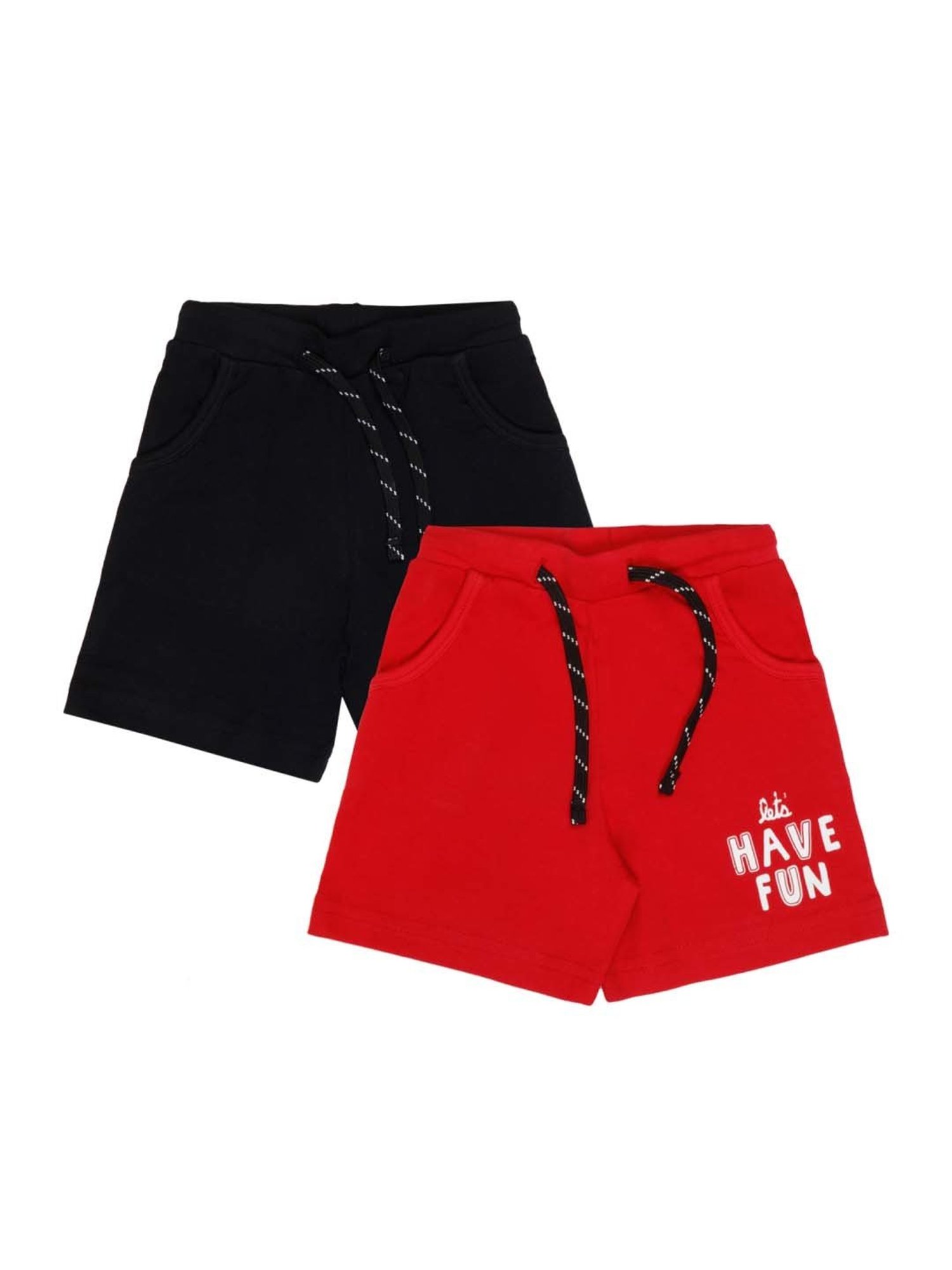 Bumzee Kids Multicolor Printed Shorts (Pack Of 3)