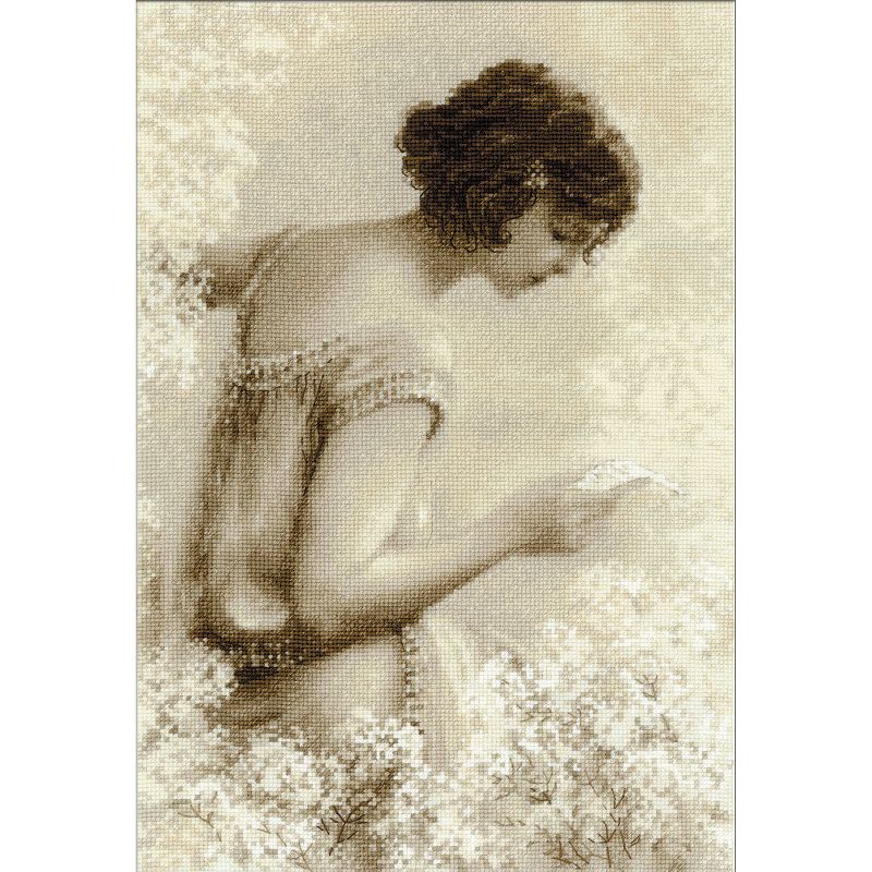 RIOLIS Counted Cross Stitch Kit 10.25"X15"-Old Photo: The Letter (14 Count)