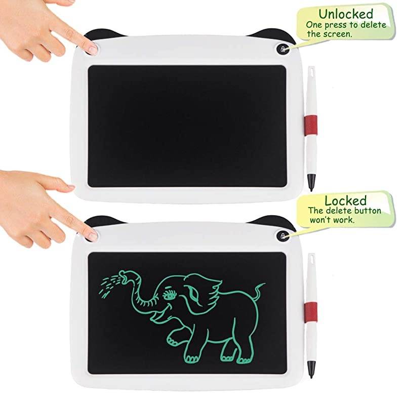 9 inch Electronic Drawing Pads for KidsPortable Reusable Erasable WriterElder Message Board48 Years Old Boys for Digital Handwriting Pad Doodle Board for SchoolGreenpd