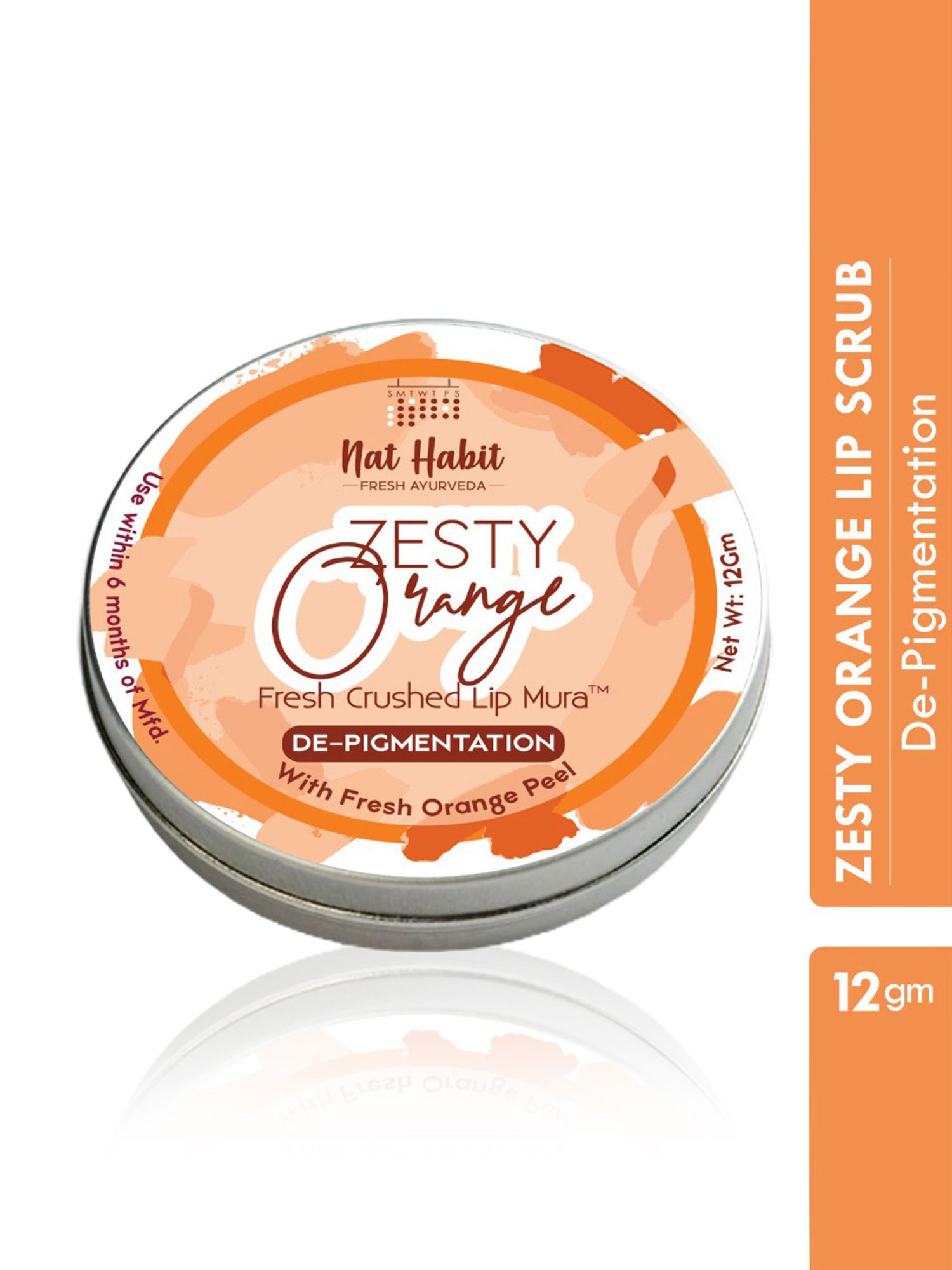 ENN Sugar Rush Nourishing Lip Scrub with Pomegranate & Vitamin E - 6 gm