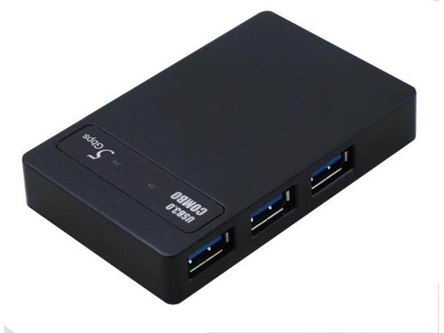 Sedna 3 Ports USB 3.0 Hub with Card Reader