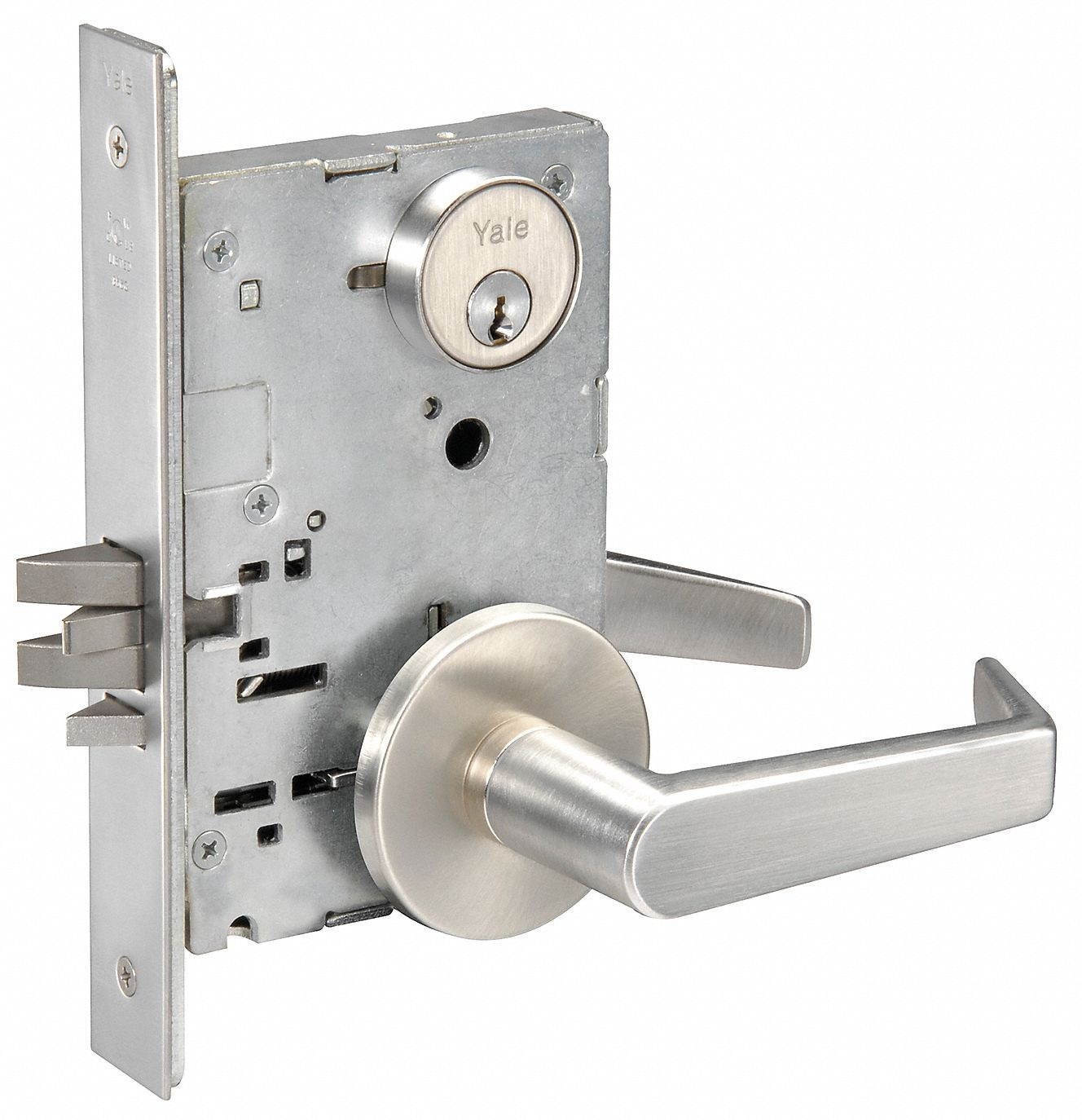 YALE AUR8805FL x 626 Lever Lockset,Mechanical,Storeroom