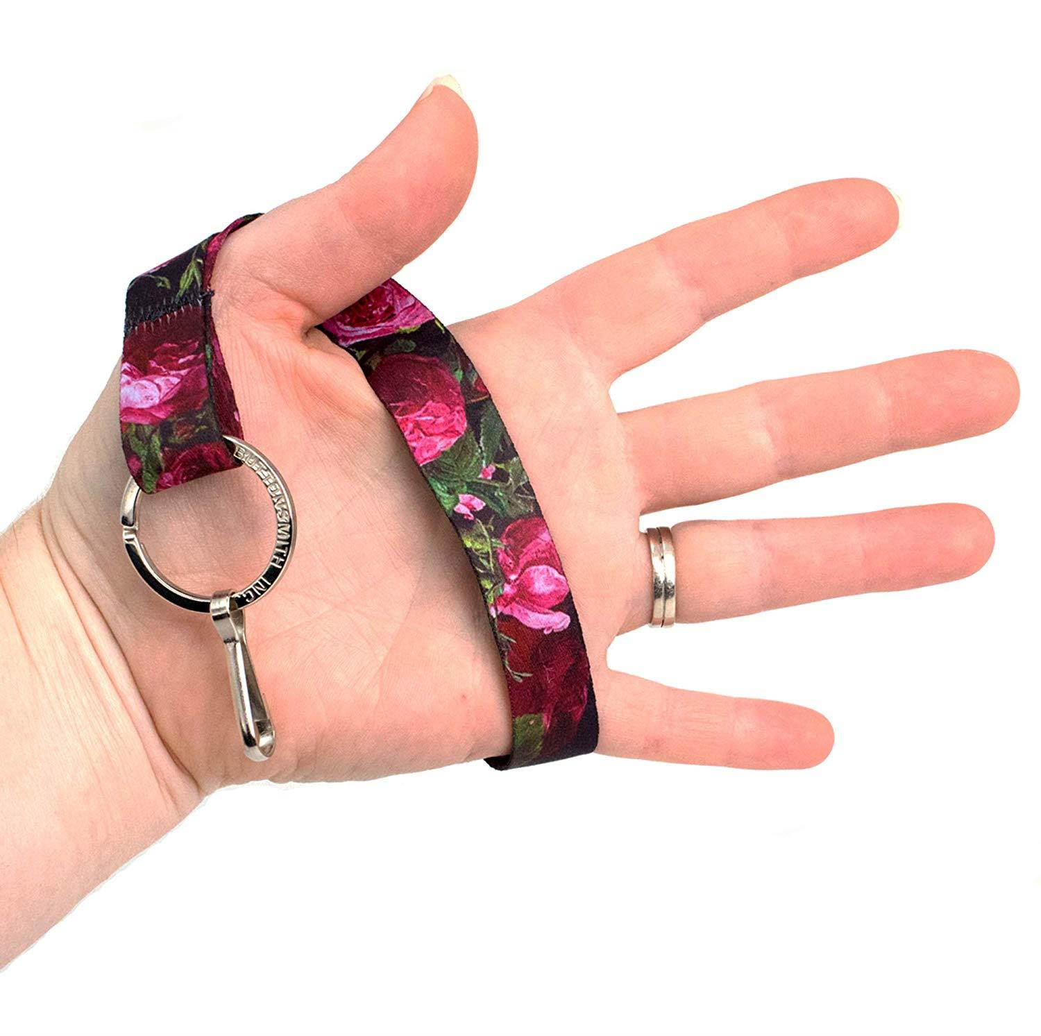 Buttonsmith Waldmueller Roses Premium Wristlet - Made in USA