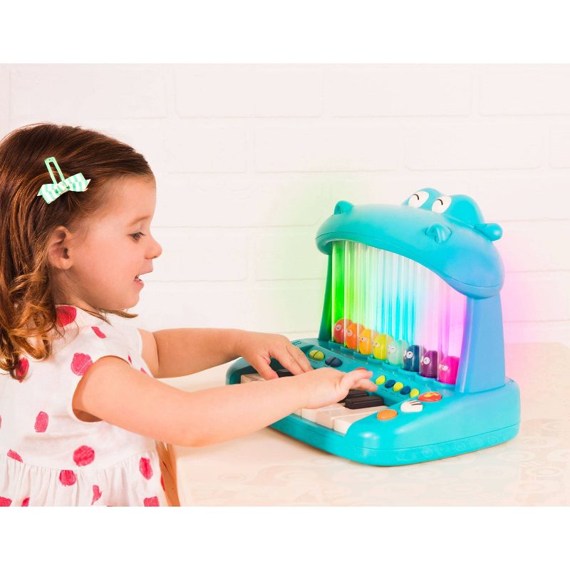 Land of B. Toy Piano for Kids Hippo Pop