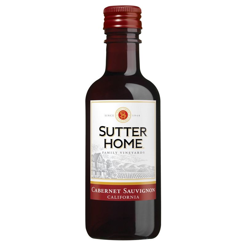 Sutter Home Cabernet Sauvignon Red Wine - 4pk/187ml Bottles