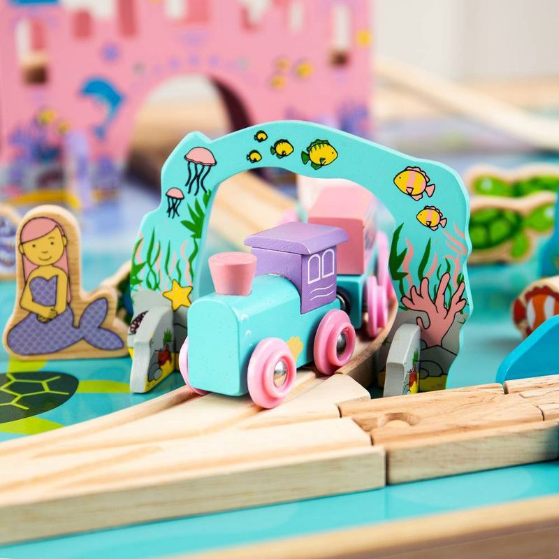 Bigjigs Rail Mermaid Train Table