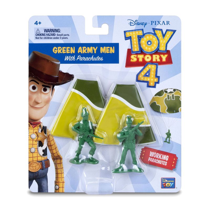 Disney Pixar Toy Story 4 Green Army Men 2pk with Parachutes