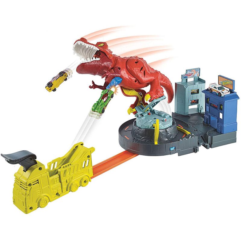 HAPE Wooden Fire Engine Playset with Working Ladder, Fireman and Dog