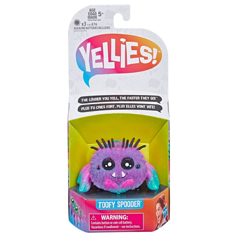 Yellies! Toofy Spooder - Voice-Activated Spider Pet