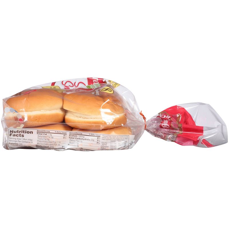 Sara Lee Whole Grain White Hamburger Buns - 12oz/8ct
