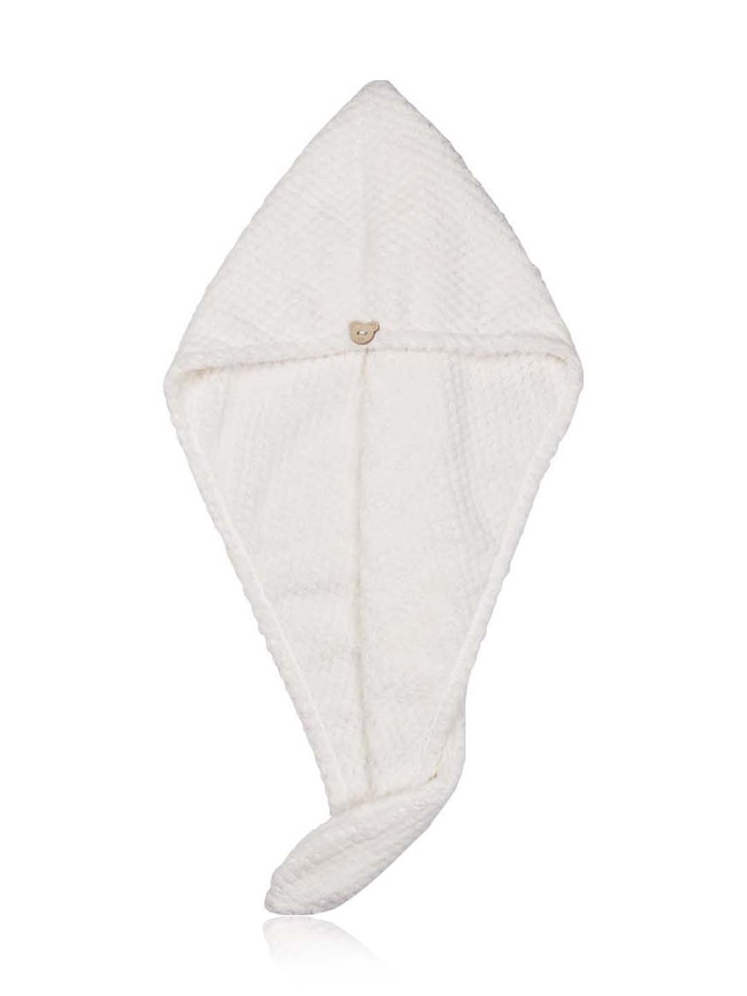 Streak Street Microfiber Hair Wrap Towel Ivory