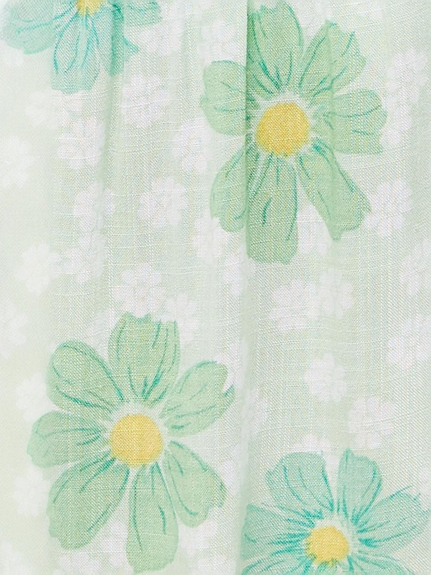 Ginger by Lifestyle Mint Green Floral Print Crop Top