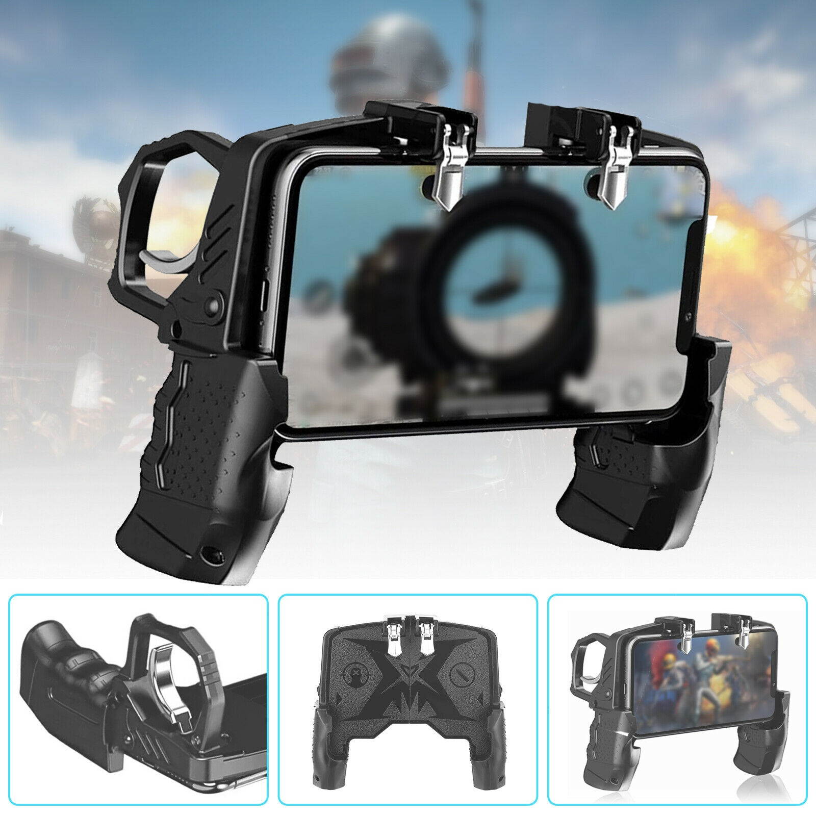 PUBG Mobile Phone Game Controller Gamepad Joystick Fire Trigger for IOS Android