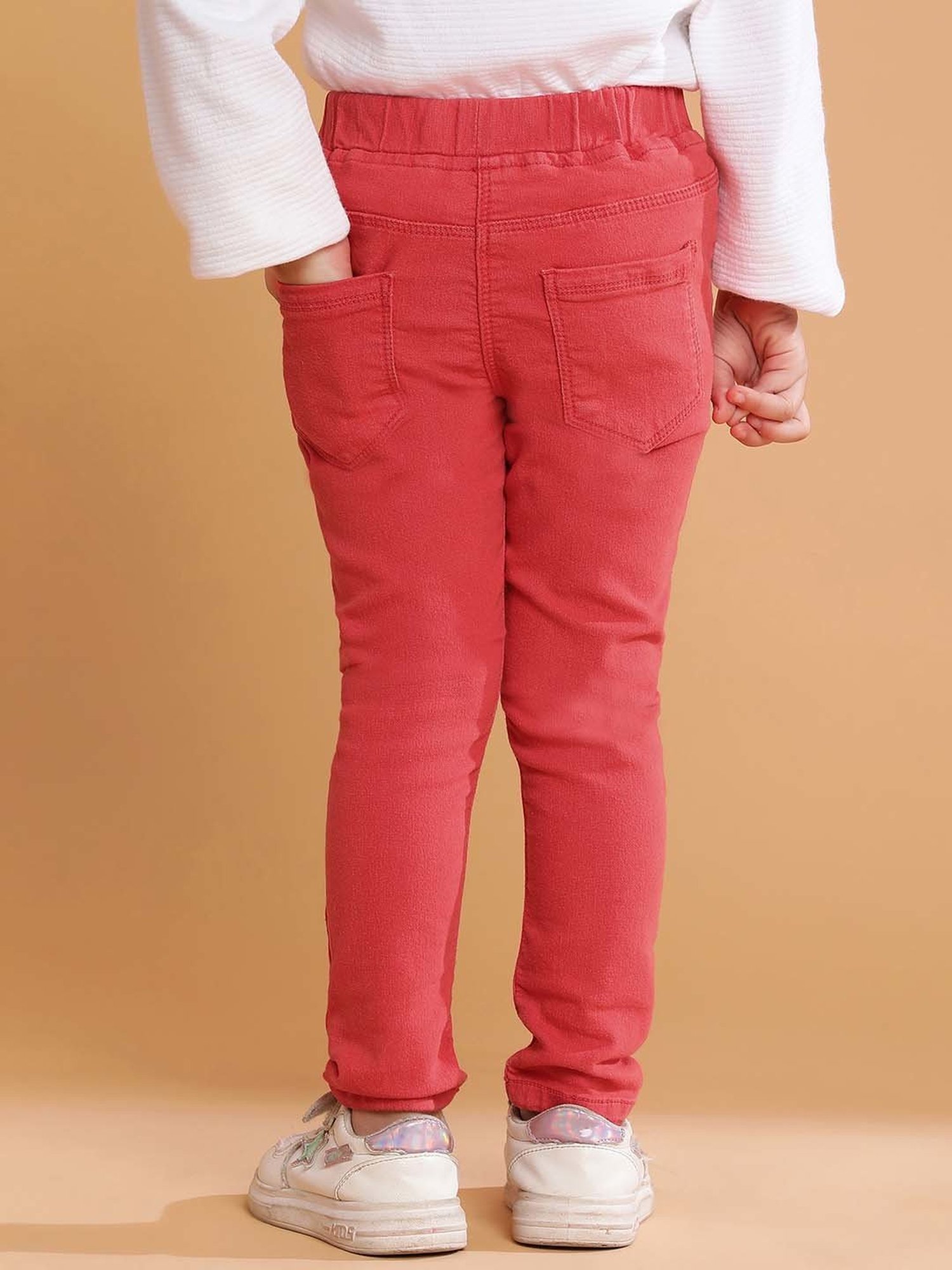 Angel & Rocket Girls Grey Solid Jeggings