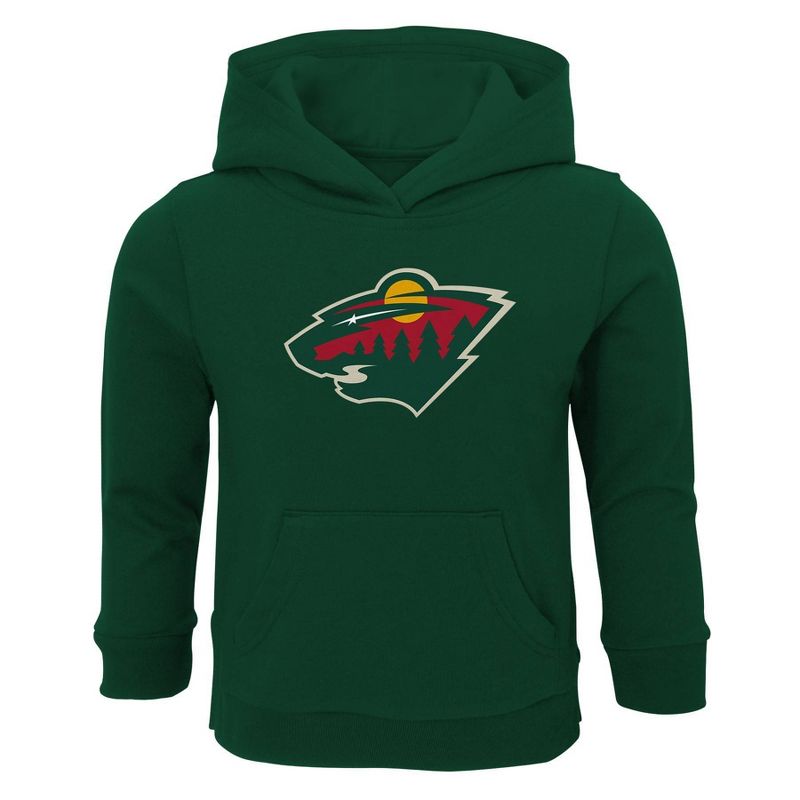 NHL Minnesota Wild Toddler Boys' Poly Core Hoodie - 3T