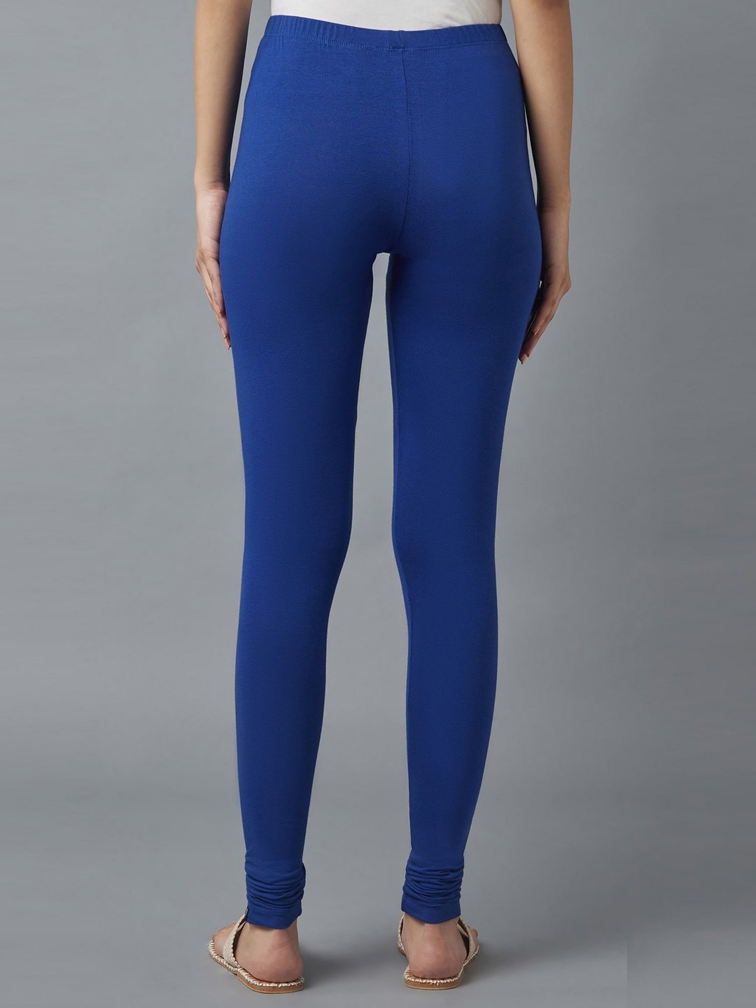 Elleven Blue Plain Churidar