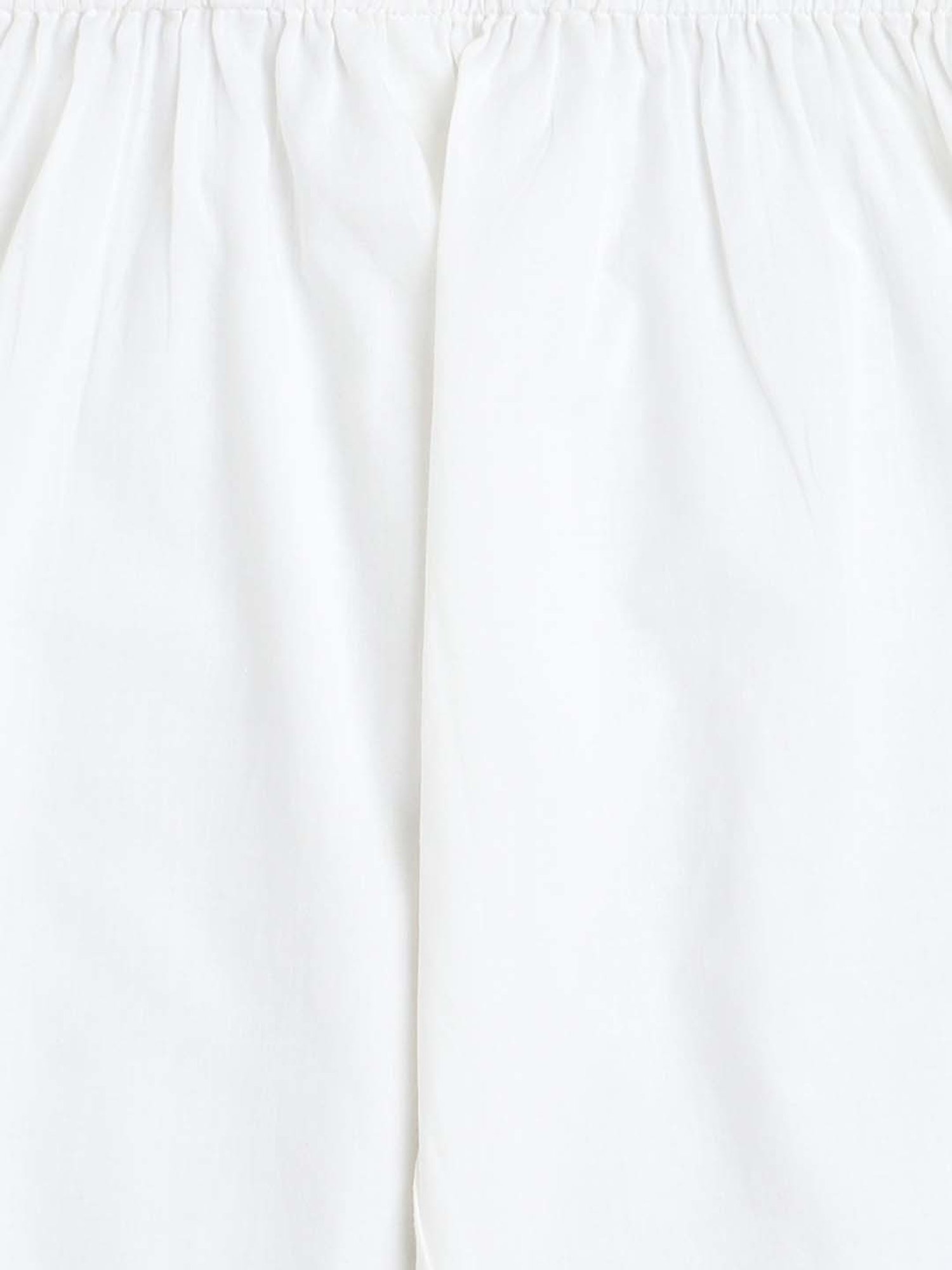 The Magic Wand Kids Blue & White Cotton Floral Print Full Sleeves Kurta Set