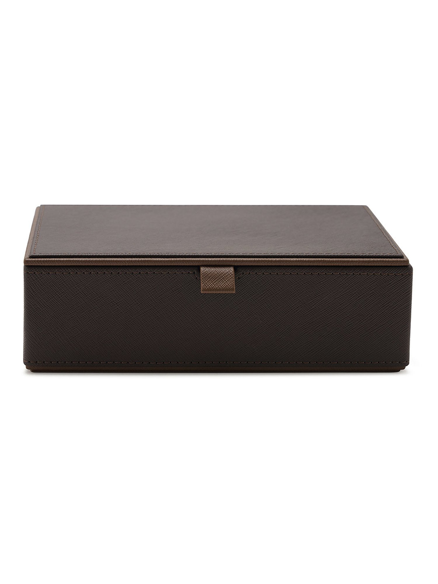 Pure Home and Living Brown Leather Solid Storage Boxes