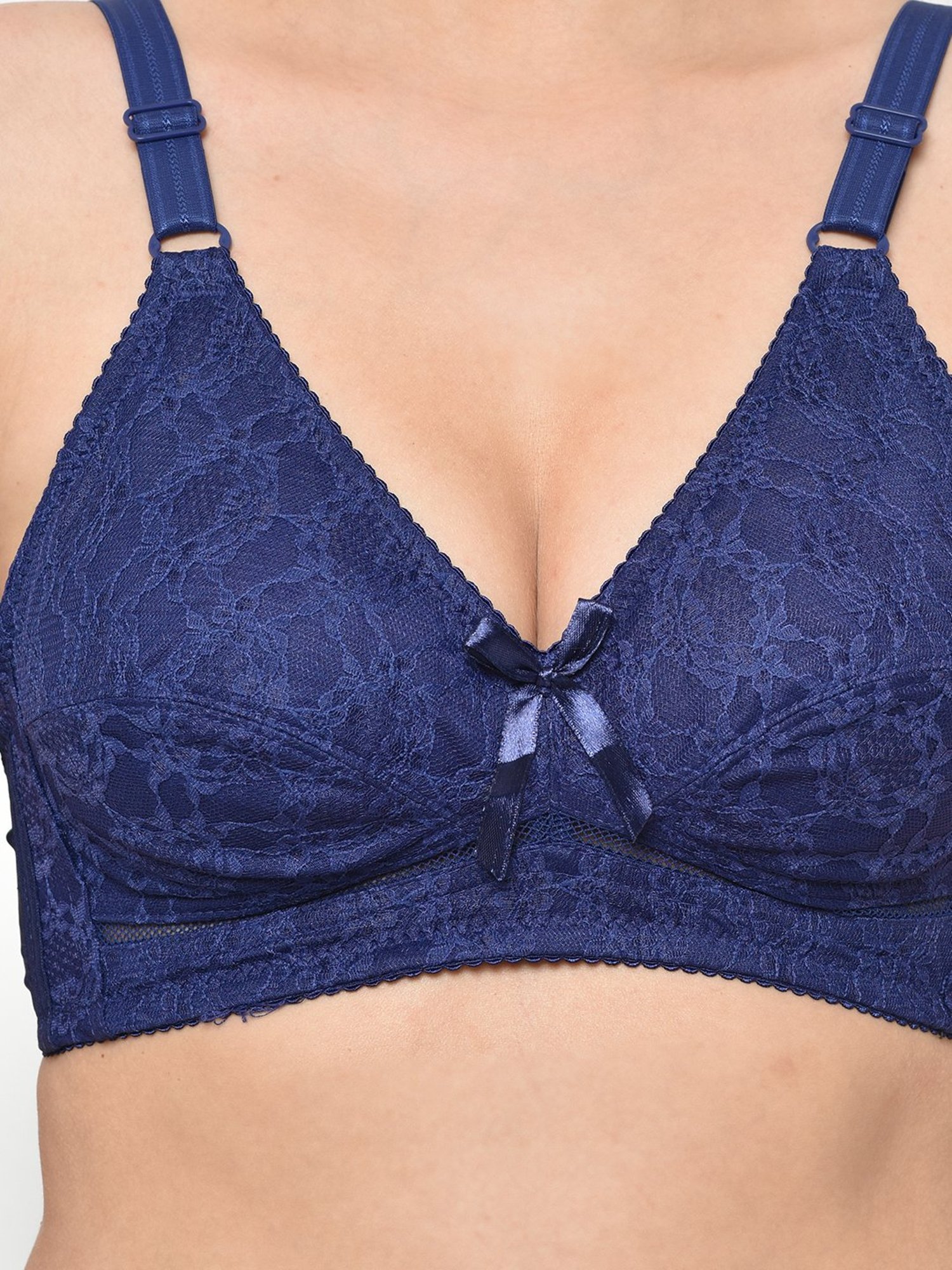 Da Intimo Blue Non Wired Non Padded Full Coverage Bra