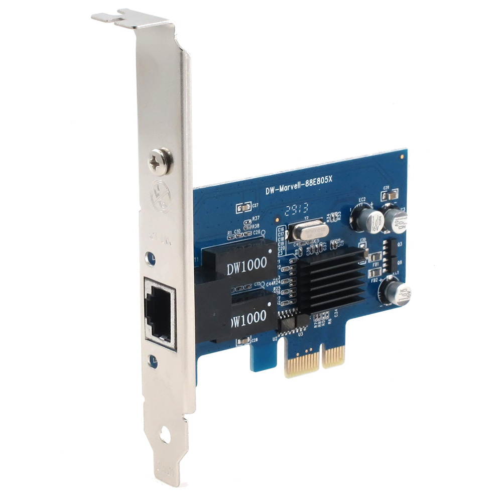 SEDNA - PCIE 10/100/1000 Gigabit Ethernet Adapter ( Marvell 805 Chipset )
