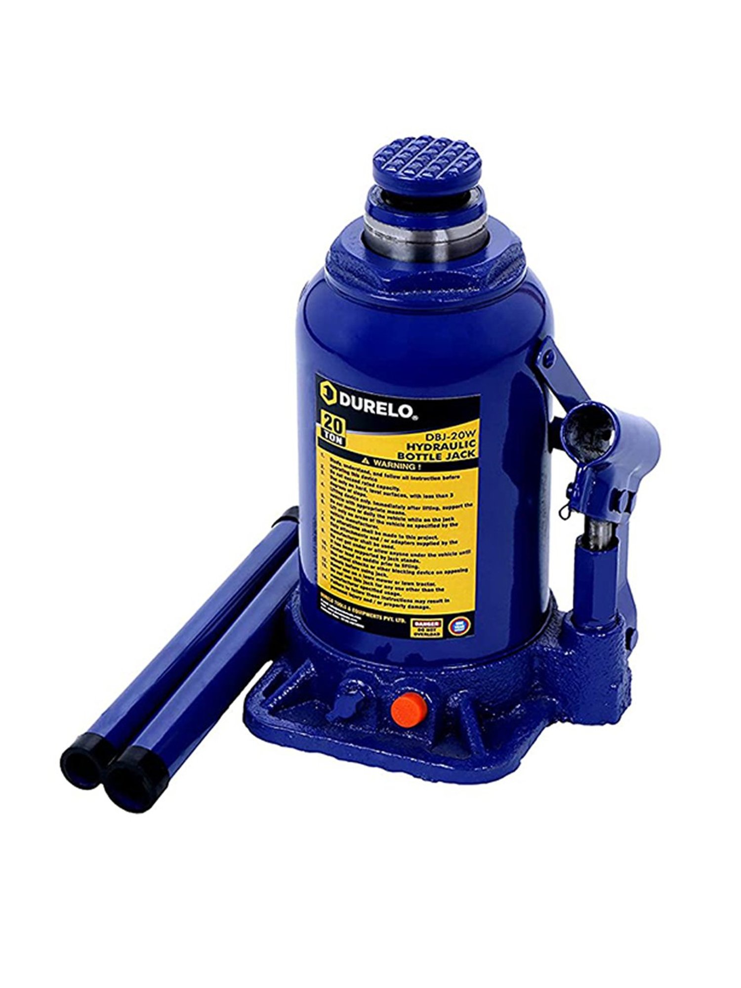 DURELO DBJ-20W 20 Ton Hydraullic Bottle Jack (Blue)
