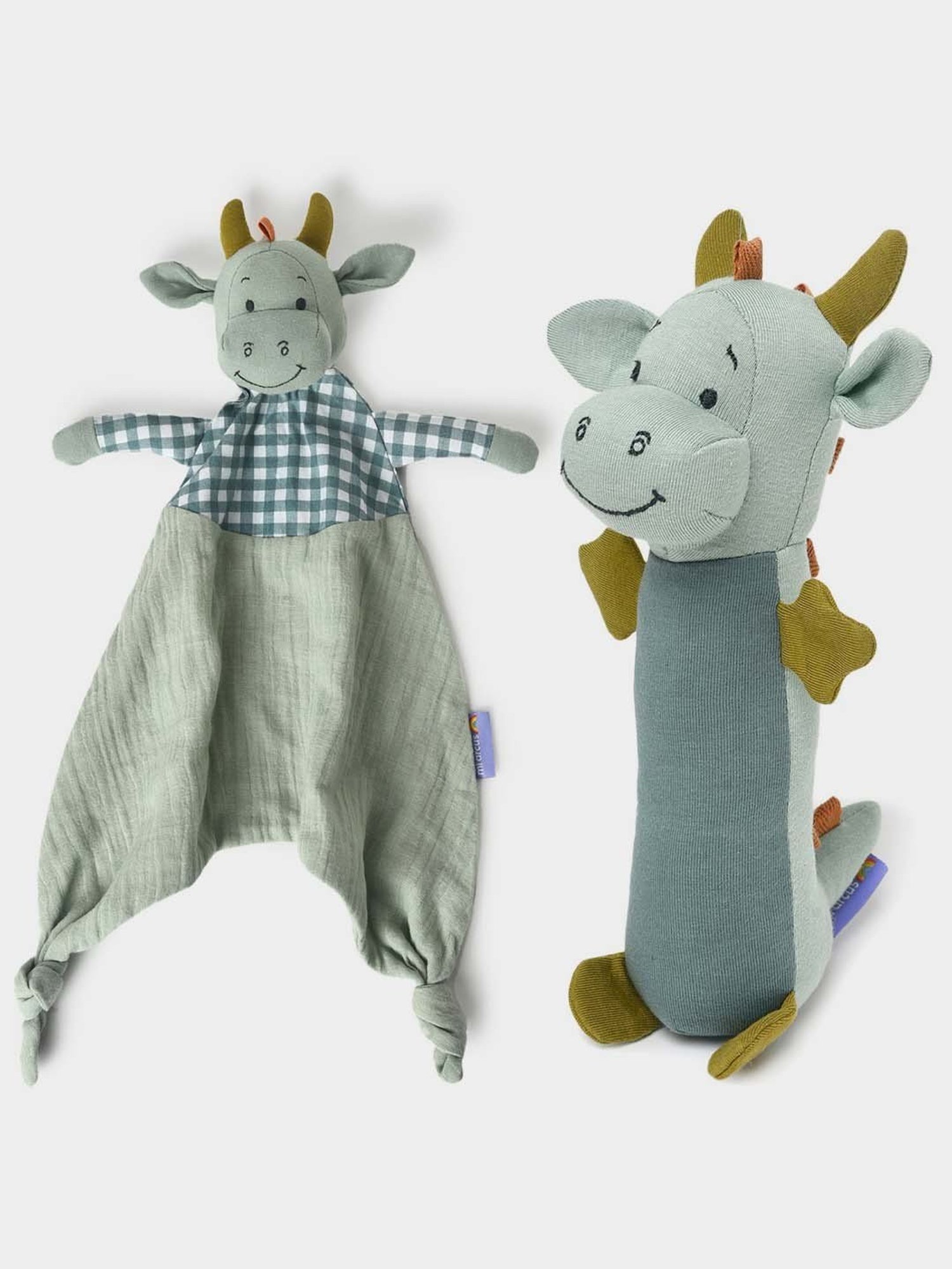 MiArcus Kids Green Playful Dino Set (Pack Of 2)