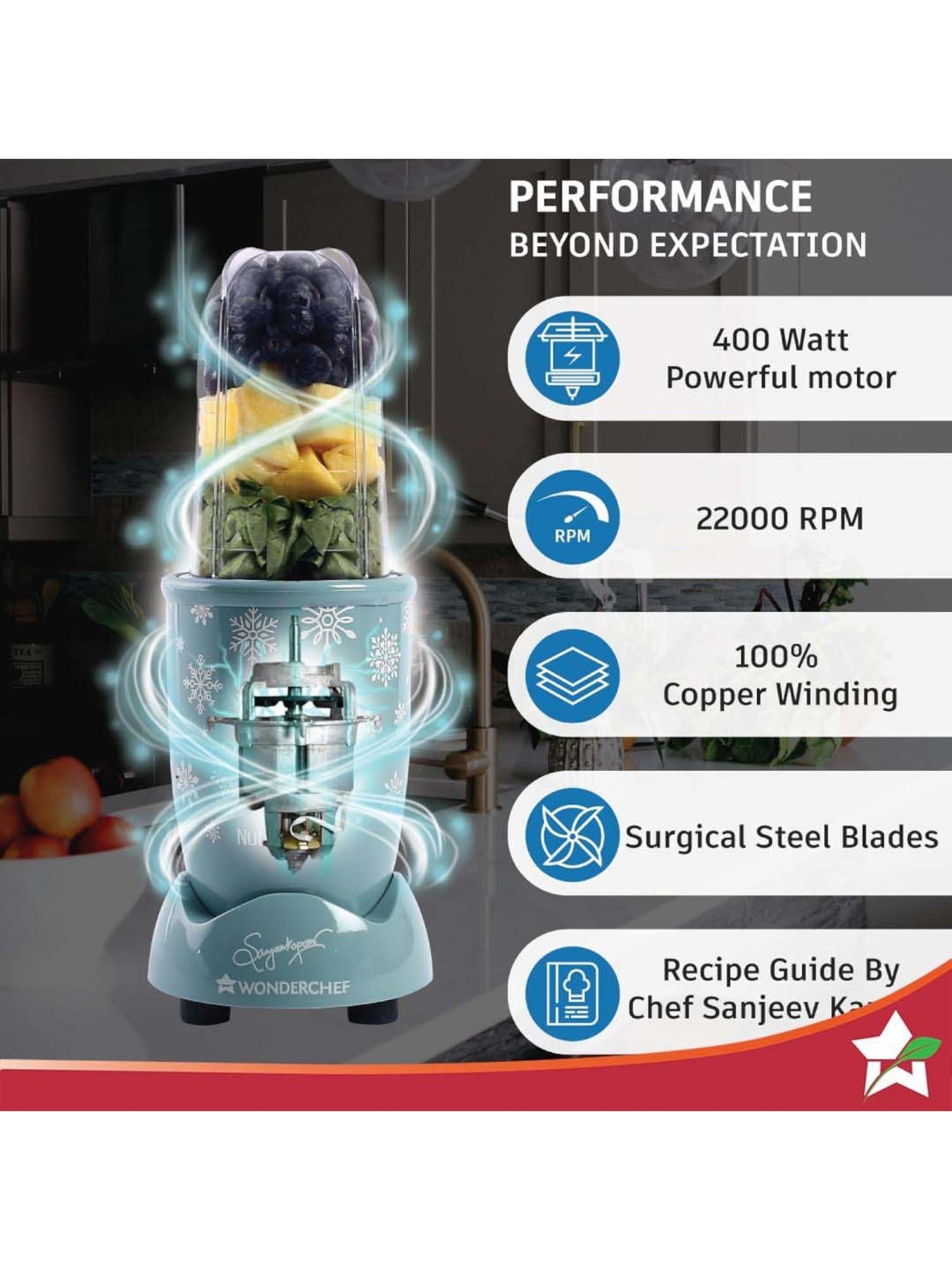 BLACK+DECKER BXCJ0101IN Citrus Juicer 30 Watt 1L (White)