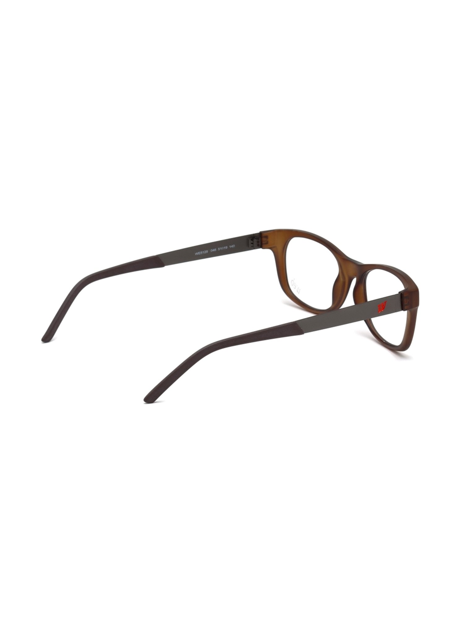 WEB EYEWEAR Brown Full Rim Square Frame Designed in Italy
