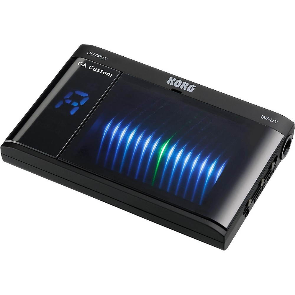 Korg GA Custom Chromatic Tuner for Guitar and Acoustic Instruments, Black #GACS