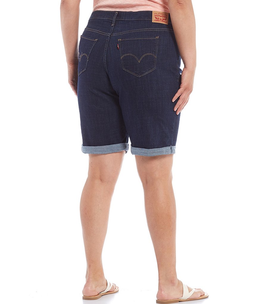 Levi's Plus Size Shaping Rolled Cuff Bermuda Shorts