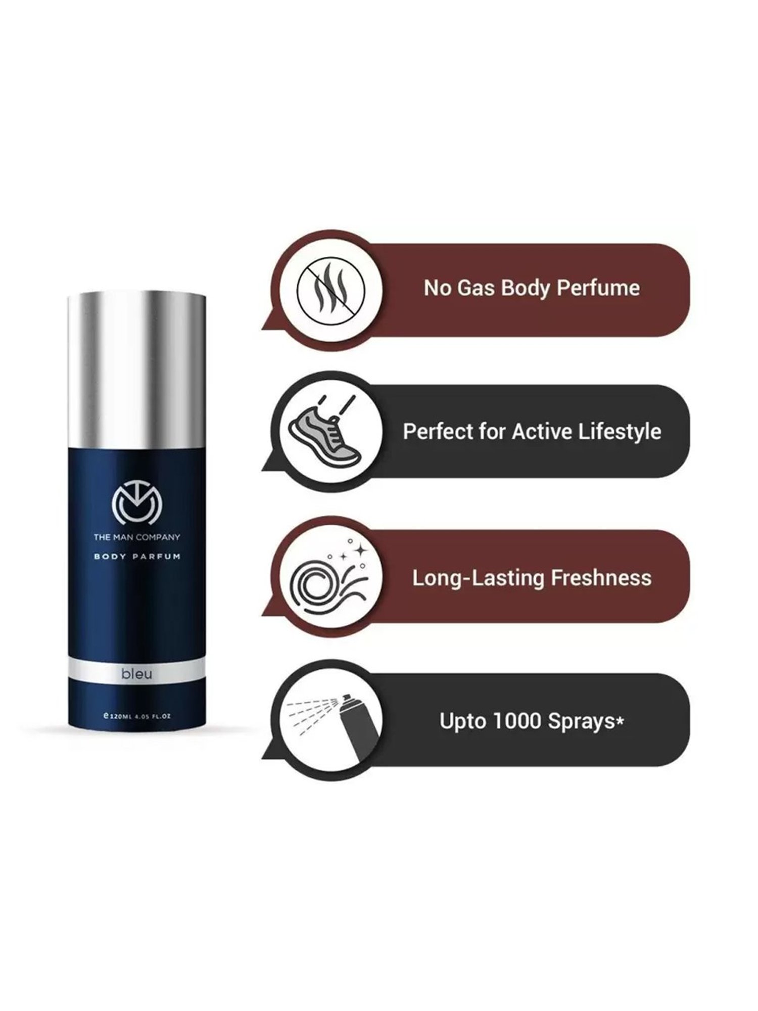 THE MAN COMPANY Bleu Body Parfum Set for Men