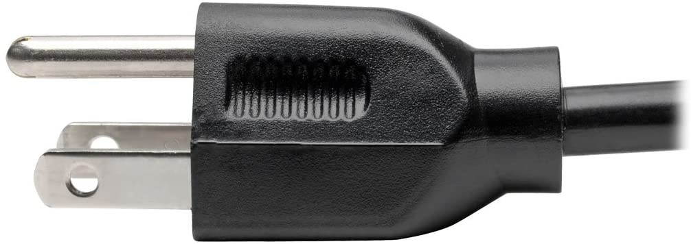 Tripp Lite Standard Computer Power Cord 10A,18AWG (NEMA 5-15P to IEC-320-C13) 10-ft.(P006-010)