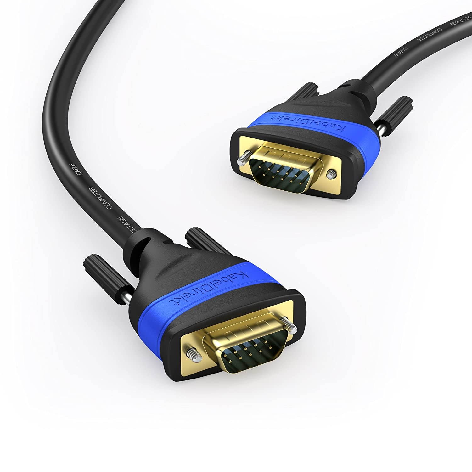 KabelDirekt SVGA, VGA Cable Male to Male Computer Monitor Cables (20 Feet) Shielded Copper VGA Video Cable - Connects HDTV&rsquo;s & Graphics Cards - Top Series