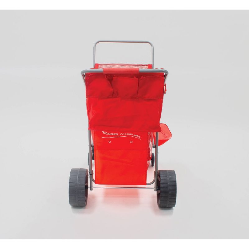 Wonder Wheeler Beach Standing Cart - Red - RIO Brands