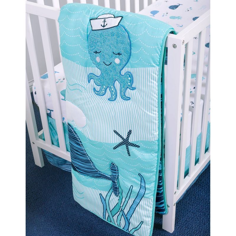 Sammy and Lou Nautical Adventure Crib Bedding Set - 4pc