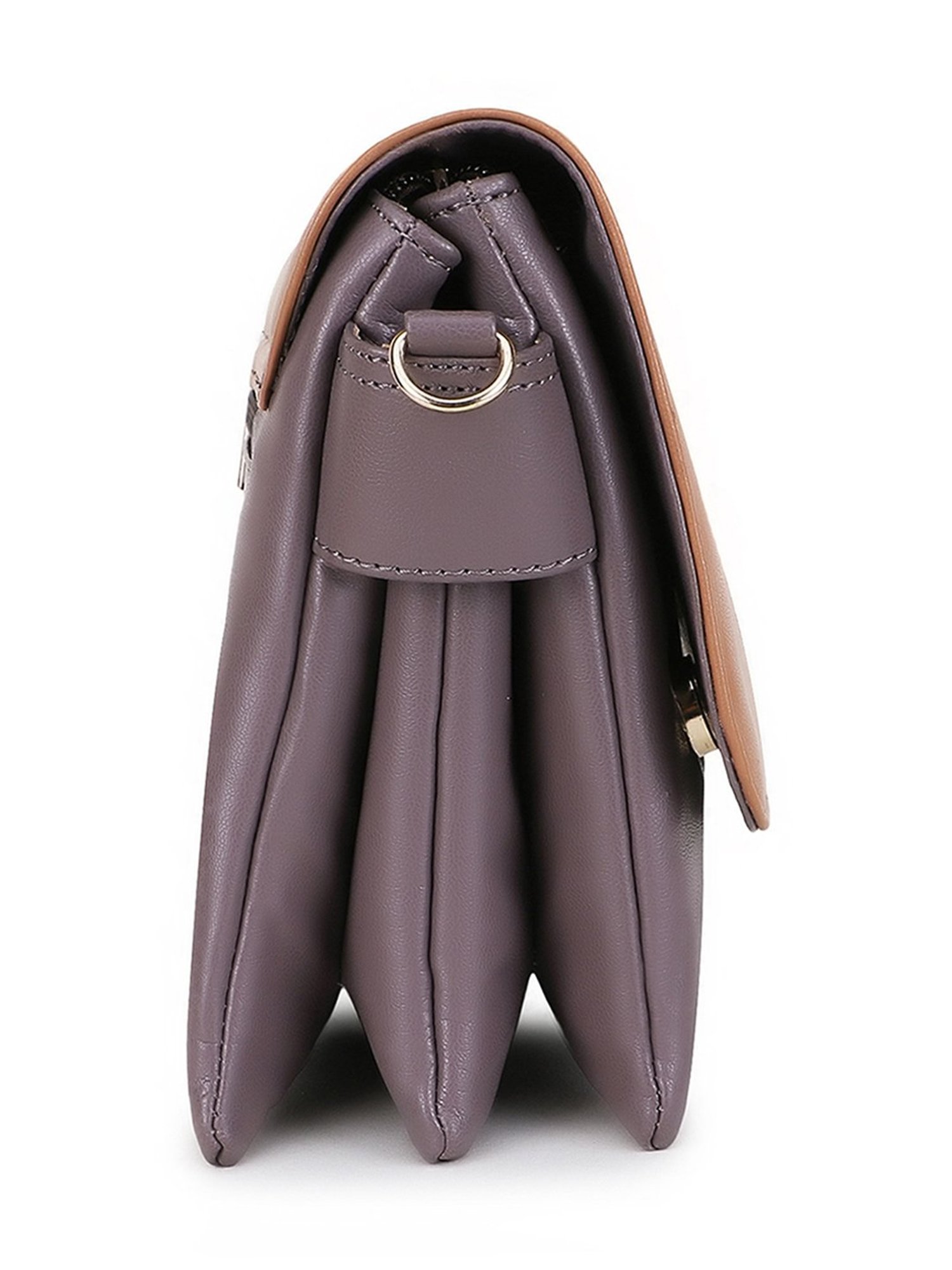 Spice Art Mauve Solid Medium Cross Body Bag