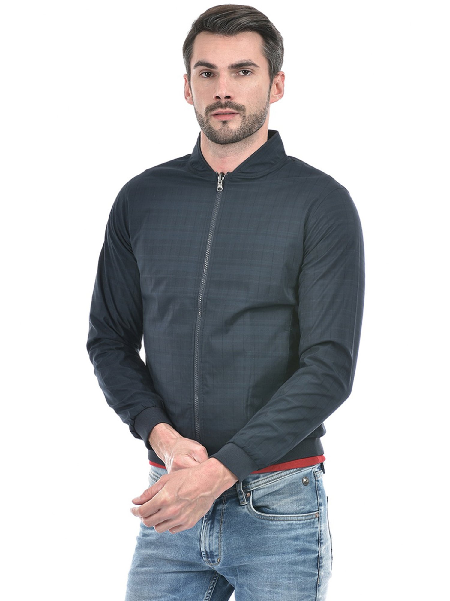 Lawman Multicolored Cotton Regular Fit Checks Reversible Jackets