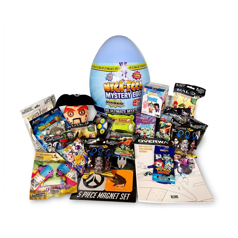 Mega-Egga Toys Ultimate Surprise Giant Mystery Egg – Pastel Blue