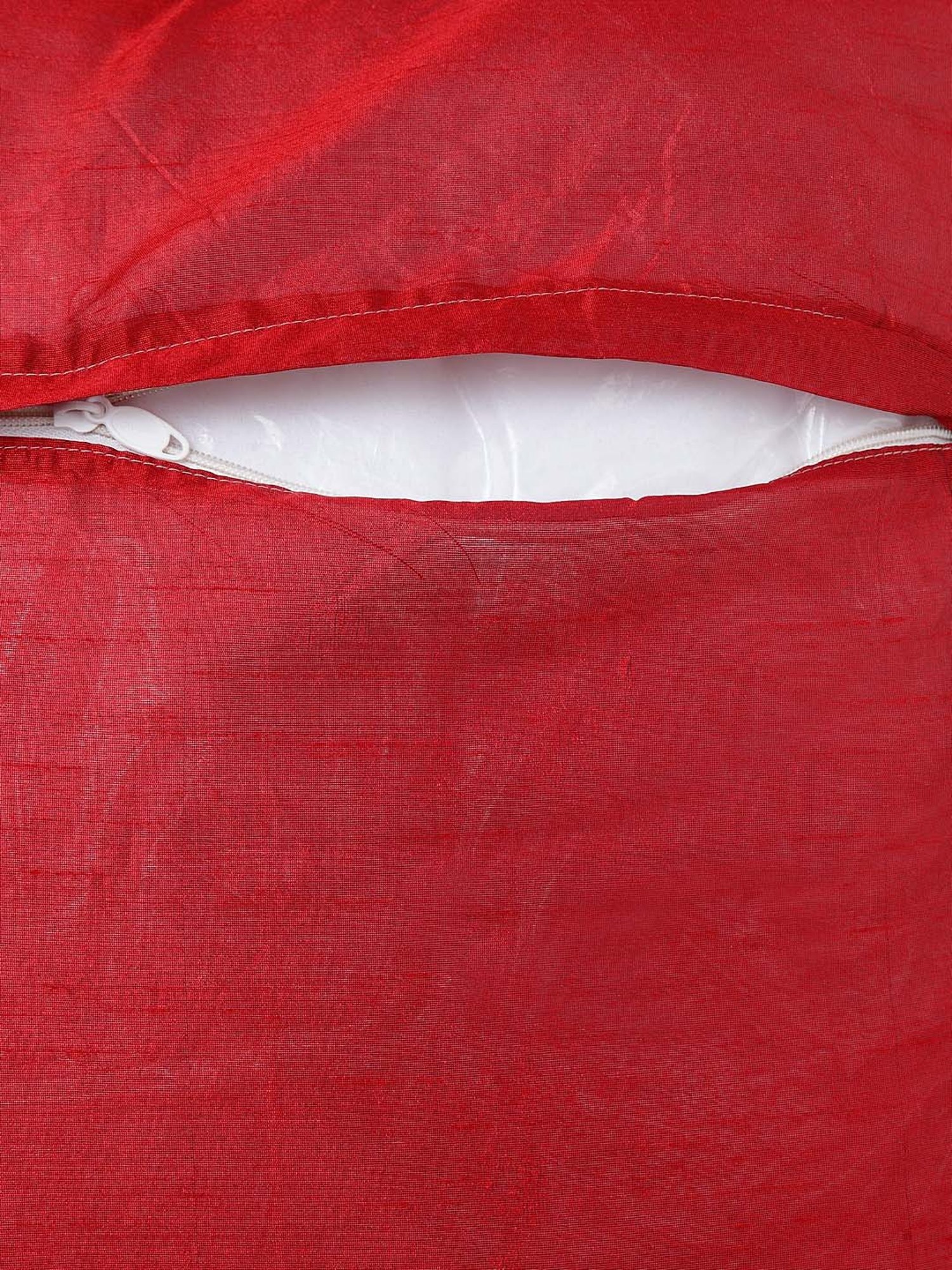 HOSTA HOMES Red Velvet Cushion Covers - Set of 2