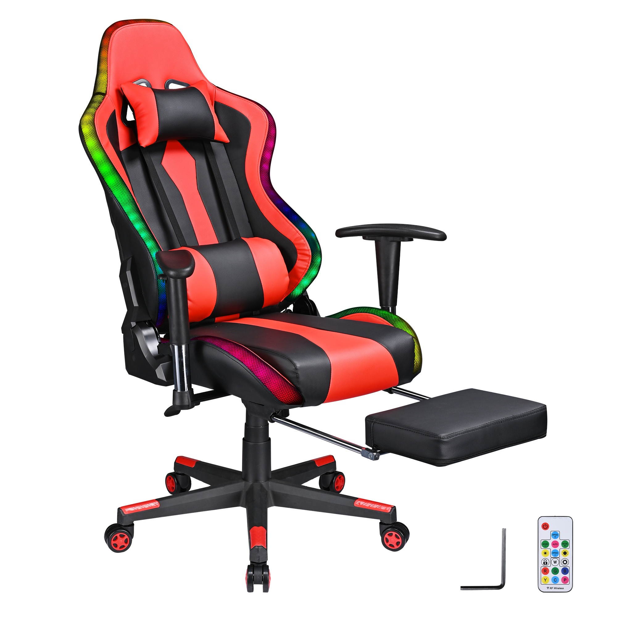 Racing Gaming Chair Ergonomic Computer Chair Headrest Lumbar Support Esport Home