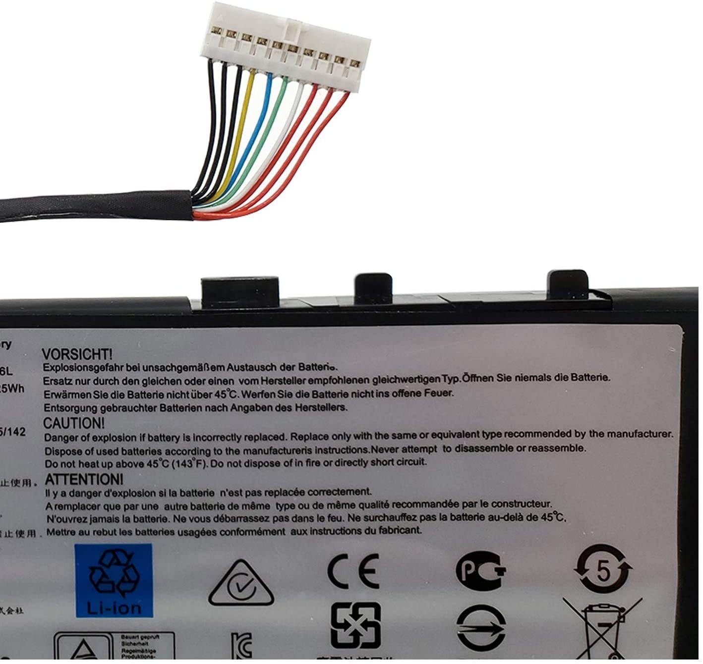 Anepoch BTY-M6L Laptop Battery Replacement for MSI GS65 Stealth Thin 8RF 8RE 9RE PS42 8RB P65 Creator 8RD 8RE MS-16Q2 MS-16Q3 PS63 Modern 8RC GS75 8SG Series 15.2V 5380mAh 80.25Wh