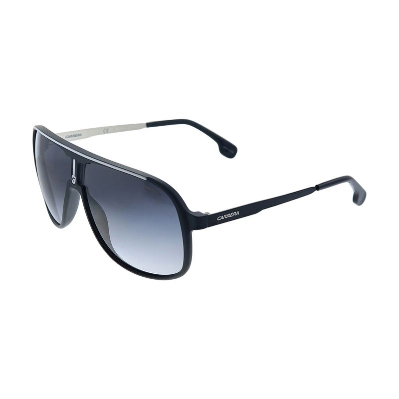 Carrera 1007/S 003 9O Unisex Rectangle Sunglasses Matte Black 62mm