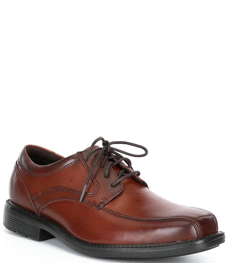 Rockport Men's Stratton Bicycle Toe Leather Lace-Up Oxfords